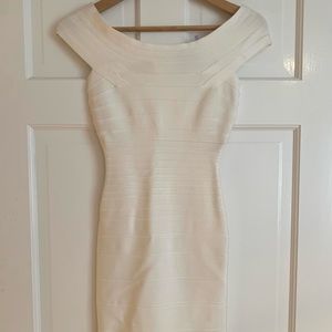 White Herve Leger Size XS dress